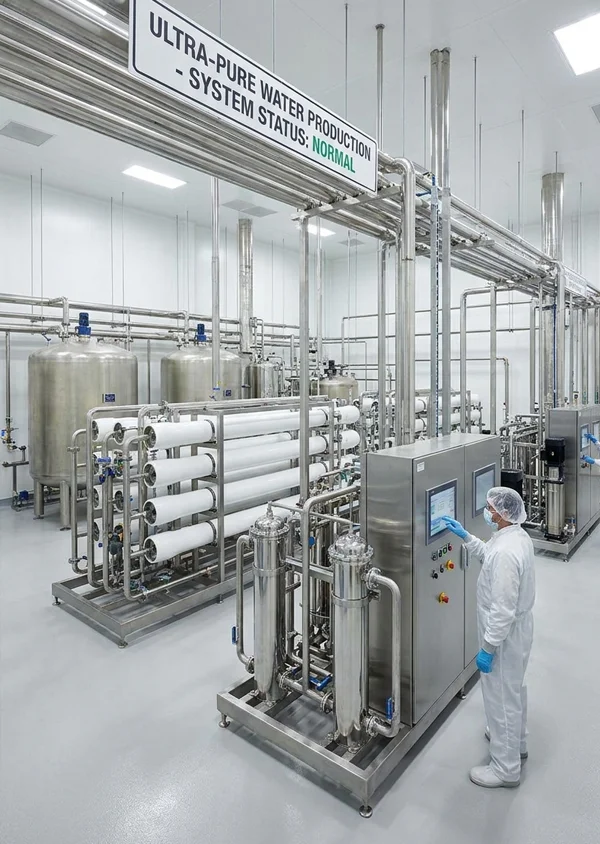 Fabricação de semicondutores e produtos químicos de alta pureza